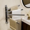 4-Arm Swivel Towel Rack Wall Mounted – Space-Saving Heavy-Duty Bathroom