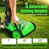Small Electric Lawn Mower, Mini Cordless Lawn Mower with 2x4.0Ah