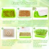 Legigo 2 Pack Seed Sprouter Trays with Lids- Soil-Free Cultivation