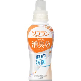 Soflan Premium Deodorizer, Main Unit, 16.9 fl oz (510 ml), Aroma Soap, Won't Generate Bacteria, Even When Dried, Fabric Softener, Antibacterial, Room Drying, Sweat Odor, Body Odor, Elderly Odor, Socks