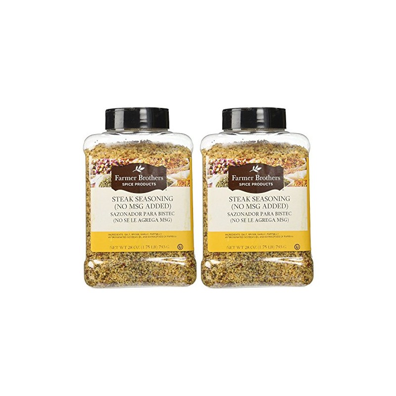 Set of Two - Farmer Brothers Steak Seasoning with no