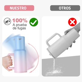 Vaso Termico 40z con Asa,Taza Térmica de Acero Inoxidable 40 oz con Tapa, Popote - Termo de Vacío Doble para Bebidas Frías y Calientes - Ideal como Regalo para Hombres y Mujeres (Azul rosado)