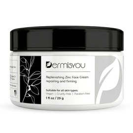 Dermisyou Crema facial normalizadora con zinc fórmula que equilibra la grasa y reconforta la piel con óxido de zinc, aloe vera, manteca de karité y...