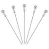 sourcing map 5 Pcs Stainless Steel Cocktail Picks, 4.5 Inch
