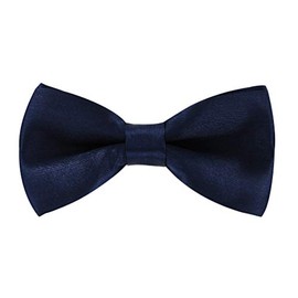 axy KFLI1 Children's Bow Tie, Pre-Tied Bow Tie, Adjustable Confirmation (Dark Blue)