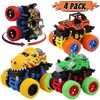 LENNYSTONE Dinosaur Cars Toys for Boys, Girls Friction Powered Monster