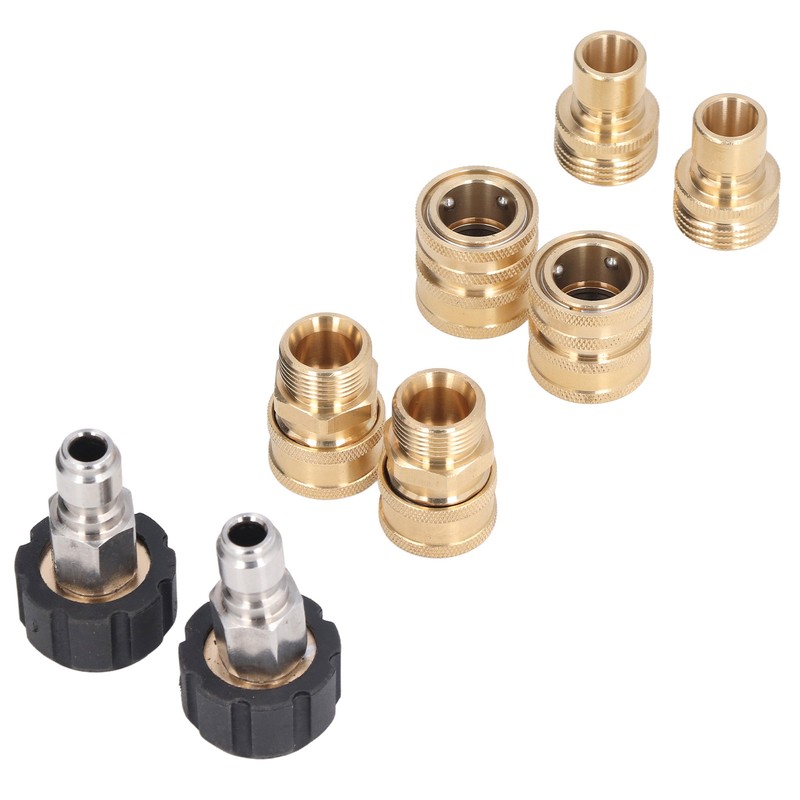 Pressure Washer Adapter Set Water Pipe Quick Disconnect Kit Fittings