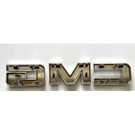 GM 2019-2023 GMC Sierra 1500 2500HD 3500HD Front Chrome BLACK GMC Emblems OEM