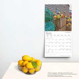 New Brunswick | 2025 12 x 24 Inch Monthly Square Wall Calendar | English/French Bilingual | Wyman Publishing | Canadian Regional Travel