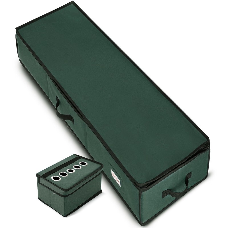 Hearth & Harbor Wrapping Paper Storage Container with Ribbon Storage