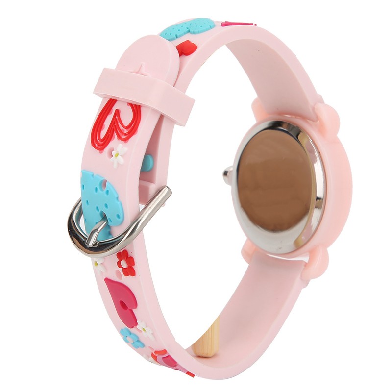 Children Cartoon Wrist Watch PVC Strap Waterproof Quartz Watch for