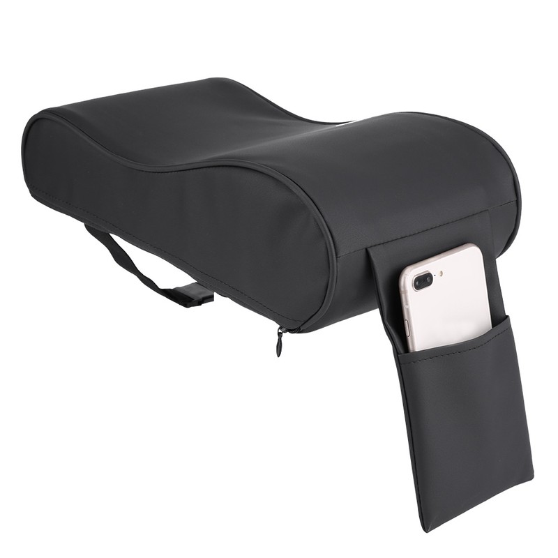 Universal Leather Car Armrest Pad Memory Foam Auto Cushion Mat