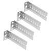 SEWACC 10pcs Support Brackets for Cabinet Rail Holder Shaped Design