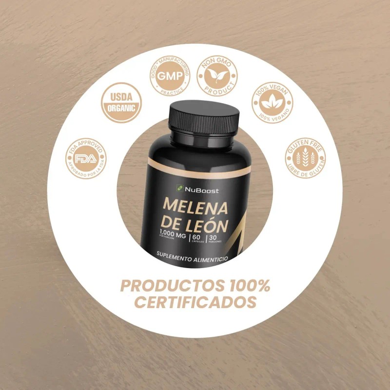 Suplemento En Cpsula Nuboost 30 Das Melena De Len De