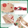 Christmas Ribbon for Gift Wrapping, 50mm Wide Wired Burlap Ribbon,Xmas