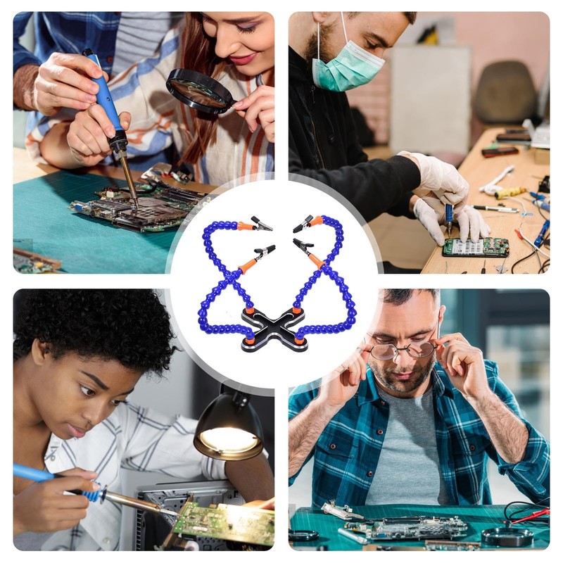 Soldering Third Hand Tool,Helping Hands Soldering Work Stations with 4