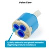 gotonovo 40MM Cartridges Compatible Replacement Valves Faucet Repair Works for