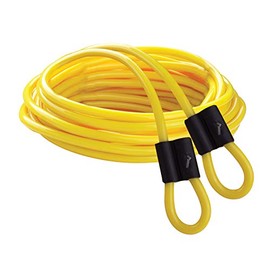 Champion Sports DD Series Double Dutch Licorice Jump Ropes - Yellow, 12-Feet (Set)