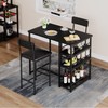IDEALHOUSE Dining Table Set for 2, Counter Height Kitchen Table