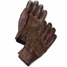 Fuel Bespoke Motorcycles "RODEO" GLOVE Motorcycle Gloves (Brown, L)