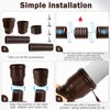Hengrongshen Pack of 2 Gutter Downpipe Extension Flexible, Downpipe Extensions