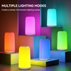 ROOTRO Touch Bedside Table Lamp, [Sleek Design & RGB Mode]