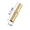 X AUTOHAUX 10mm Brass Barb Hose Fitting Straight Joiner for