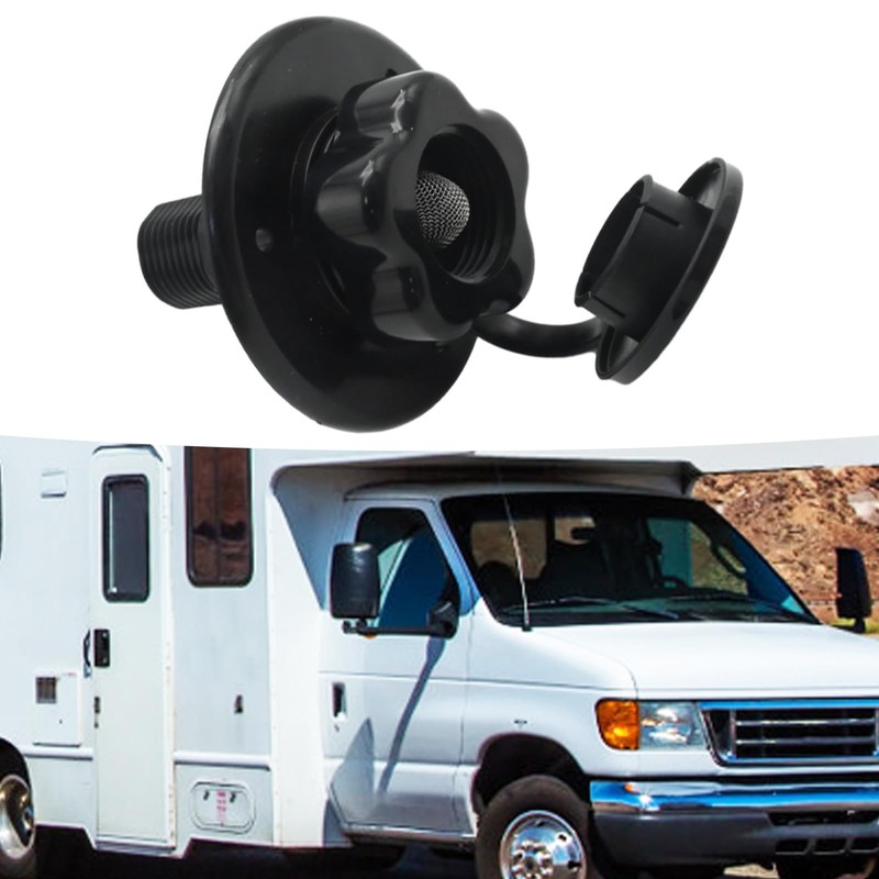 RV City Water Inlet with Check Valve, 1/2 inch BSP