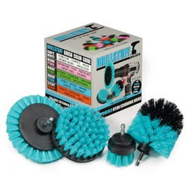 Aquatic Cleaning Supplies - Boat Cleaning Accessories - Hull Cleaning Brush Set - Boat Scrubbing Deck Brush - Spinning Drill Heads Brush Kit - Barnacle Removing Tool - Tank Cleaning Brushes - Aquatic