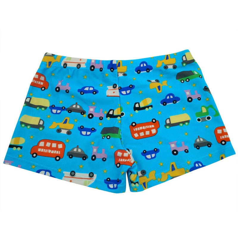 Aivtalk - Bañador tipo calzones para niños, azul (Car Blue),