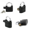 Security Alarm Lock Black Delicate Structure Waterproof Universal Security Alarm