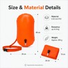 Inflatable Swim Tow Buoy for Open Water – Lightweight PVC