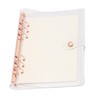 A5 6-Ring Binder Cover for Loose Leaf PVC Clear A5