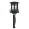 KareCo Oval Vent Brush, Dual Natural Boar Bristles And Soft Nylon Ball Tipped Pins, Vented, Ergonomic Grip