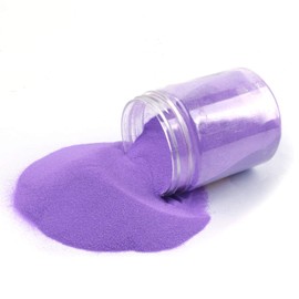 Shiny Stone Colorful Sand,Rainbow Sand,Art Sand,Colored Sand,Craft Sand,Decorative Wedding Vibrant Sand, 40 Colors 250g/0.55lb/8.81oz for Kids Creativity Wedding Succulent Terrarium Vase (Purple)