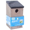 Gardman A04381 Nest Bird Box, Brown, 14x14x24 cm