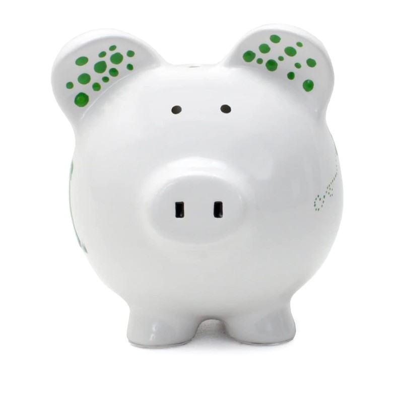 Child to Cherish Ceramic Piggy Bank for Boys, Dinosaur