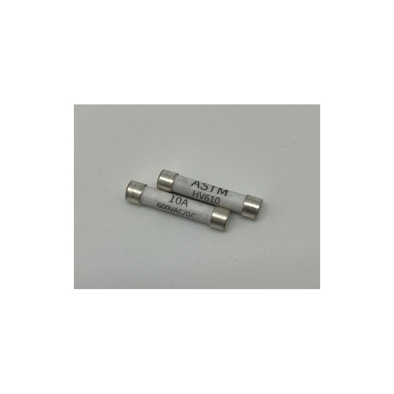 Generic Ceramic Fuse, HV610, 10A / 600VAC/DC, 6x32mm for use
