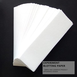 POPETPOP 500pcs Chromatography Paper Strips Pigment Separation Paper Science Experiment Filter Paper for Chemistry Laboratory Classroom School, 8.5X3.5X2.5CM (CWMDXF035175TII115N)