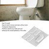 20PCS Toilet Lid Bumper Transparent Silicone Toilet Lid Bidet Replacement