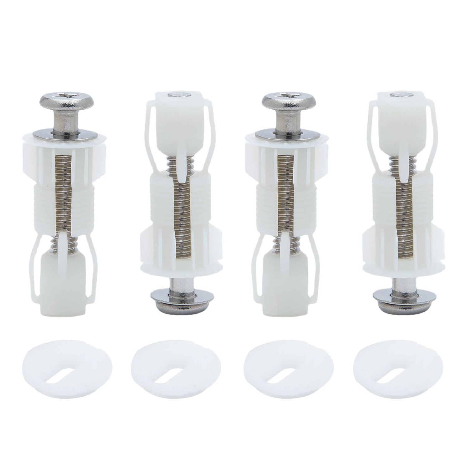 RecDec 4 Pack Toilet Seat Screw Bolts Kit Replacement Toilet Top Cover ...