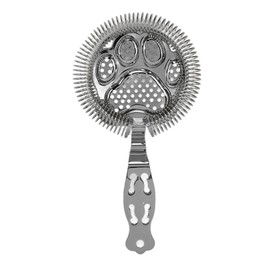 Colador profesional de julep para bebidas de cóctel, colador de acero inoxidable 304 para barman, colador de cóctel para cocteleros, vasos de mezcla (negro)