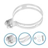 Mobestech Stainless Steel Motorcycle Exhaust Clamp for Bikes Hanger for