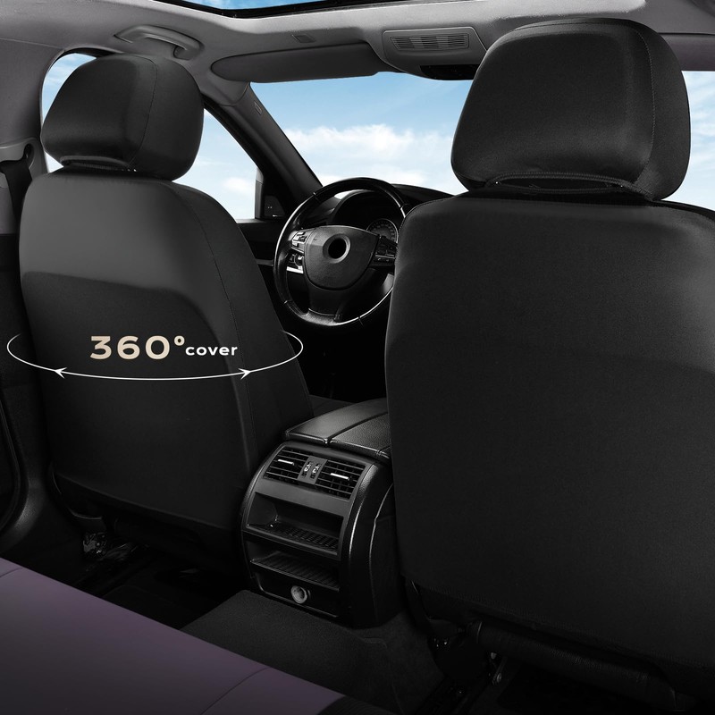 Coverado Front Seat Covers, Automotive Seat Covers 2 Seats, Leather