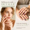21Pcs Kit Esmaltes Uña Gel SemipermanenteBase CoatGlossy Top CoatMatte Top