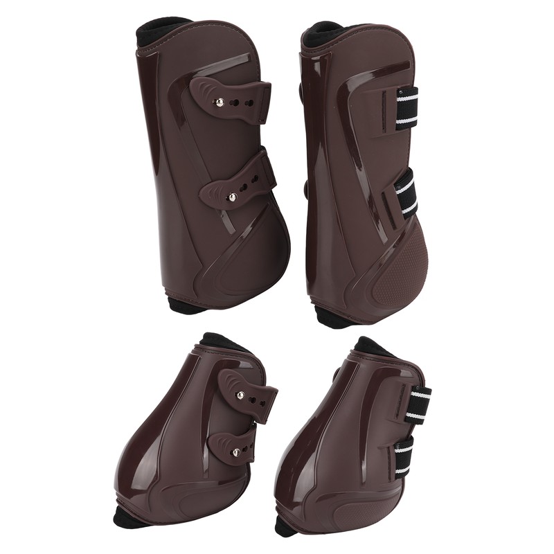 4pcs Horse Tendon Boots Adjustable Thicken Front Hind Horse Leg