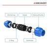 Kirchhoff Fitting Connector Plastic 20 x 20 mm for HDPE