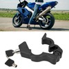 Motorcycle Lock Handlebar Grip Aluminum Protective Horn Lock for Braking