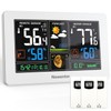 Wireless Indoor Outdoor Digital Weather Station with Atomic Clock &