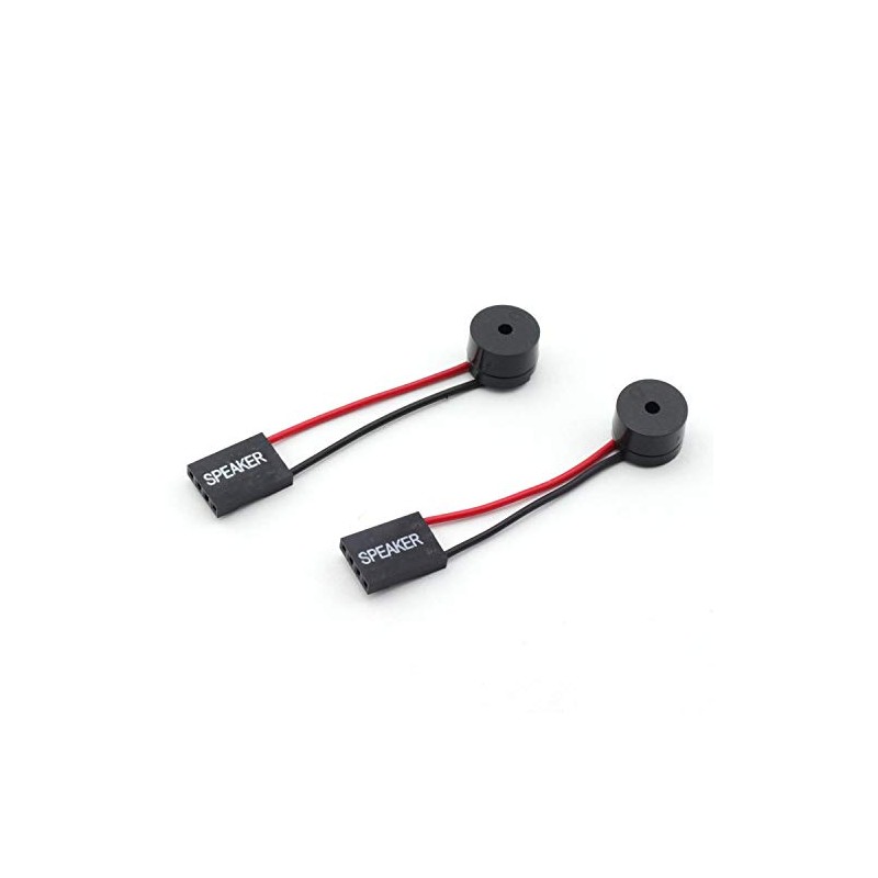 MEETOOT 2pcs PC Motherboard Mini Speaker Desktop Computer Case DIY